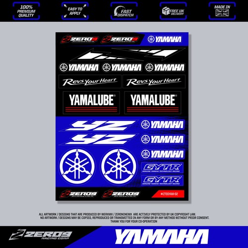 Yamaha stickers motocross - stickers,,