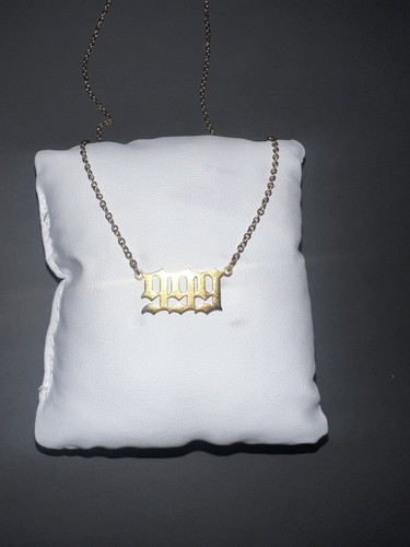 999 pendant necklace 18 - "999",
