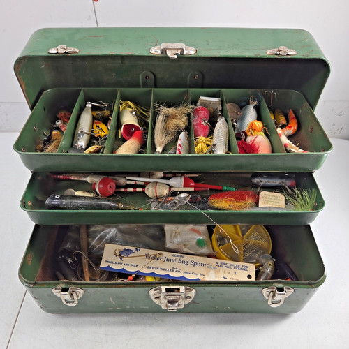 Antique metal tackle - antique, full