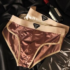Men's Sexy Silk Satin Briefs