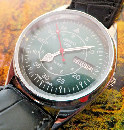Seiko bottle green fleiger - green, "fleiger