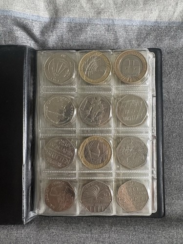 Coin collection book - collection, with