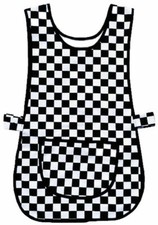 Black & White Checked Tabard