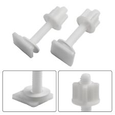 Toilet Seat Hinge Repair Bolts Fitting Screws &Washers Kit Spare Parts