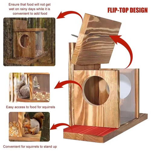 Carbonized wood squirrel - carbonized,