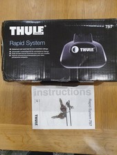 Thule 757 foot pack and roof bars.