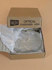 Gnome 3¾" / 95mm Optical Condenser Lens For Enlarger / Projector Boxed Unused