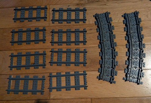 Lego train track rail pieces - train,