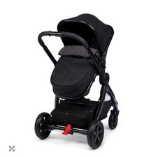 Mothercare Journey Pram and Pushchair Black With Accessorie Attachment