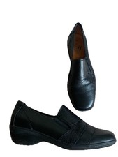 Fly Flot Shoes Black Leather