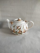 Unusual Moulin Huet Guernsey  Unique Vintage 3D  Mice Tea Pot With Lid