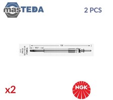 6298 ENGINE GLOW PLUGS NGK 2PCS NEW OE REPLACEMENT