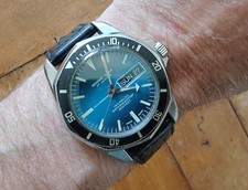 Sicura Marine Star VGC working well. Rare Swiss 1970s men's automatic watch.