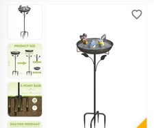 Outdoor Bird Bath/Feeder