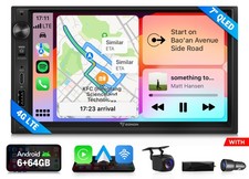 DAB 7 Inch QLED Double DIN Car