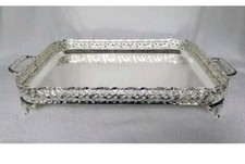 Silver Rectangular 40cm Large