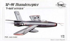 Planet Models 129 1:72 Republic XF-91 Thunderceptor 'V-Tail Version'