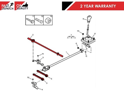 Peugeot 206 gear link linkage - link,