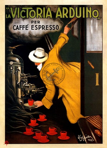 Vintage french coffee poster - french,