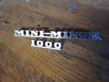 Mini Minor 1000 used Badge