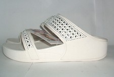 TONETIME SIZE 3 4 5 WHITE TONE UP TONING ACTIVE SLIDE FLIP FLOPS SANDALS SHOES