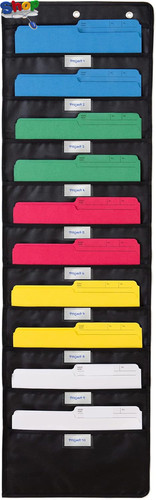 Hanging file wall organiser - hanging,