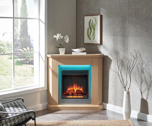 Electric fireplace corner - electric,