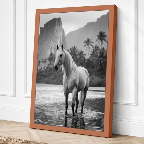 Horse water minimalist - in,