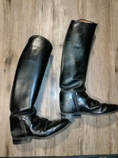 Konigs Black Leather Equestrian Dressage Riding Knee High Boots  Size 48 35