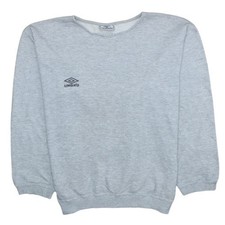 Umbro Men's Grey L Crew Neck