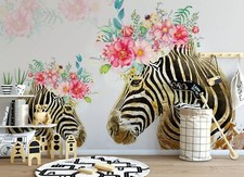 3D Animal Zebra Flower R27106