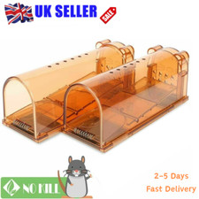 2X Humane Mouse Traps Live Catch and Releas Mousetrap Reusable Mice Trap No Kill