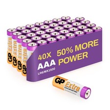 GP Extra Batteries 40 X 1.5V