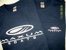Two Maxum Boats Screen Printed
