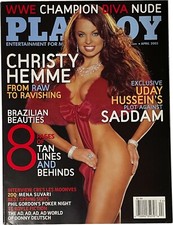 Playboy April 2005 WWE Christy
