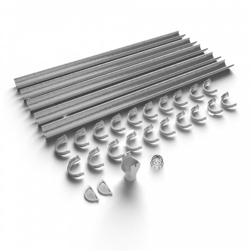 Galeco steel half - half, round