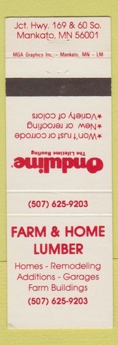 Matchbook cover farm and - matchbook,