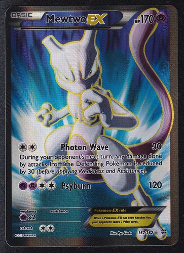 Pokemon mewtwo 157 162 - pokemon, ex
