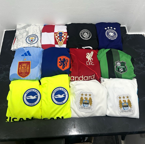12x football shirt job lot - job,