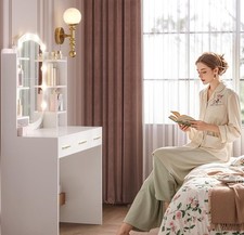 Large White Dressing Table