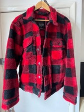 Pull & Bear Red Buffalo Check
