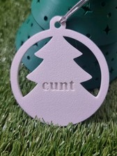 Rude Christmas Tree Decoration