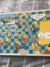 The Simpsons 3D Chess Set Game