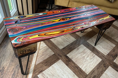 Coffee table recycled pallet
