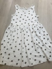 Girls 5 To 6 Years Spotty H&m Summer Dress Vgc Hardly Worn