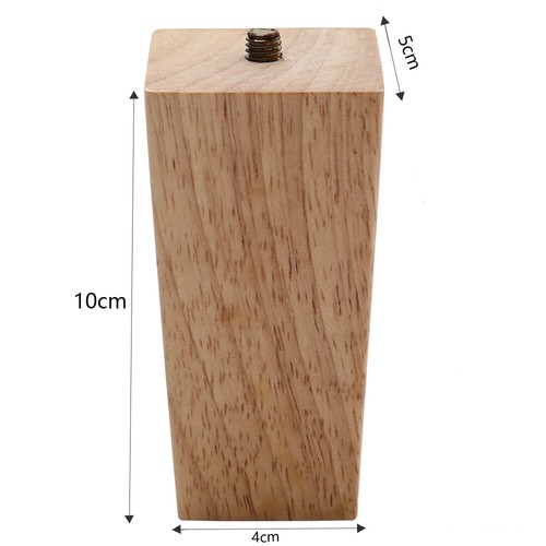 Wooden furniture legs - 4x,
