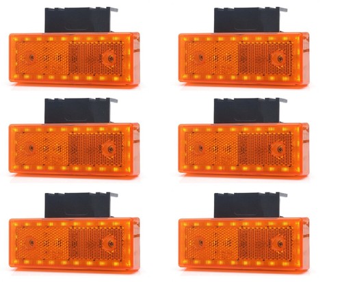 Amber 24v led - 6x,