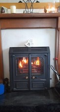 CHARNWOOD LA 45i INSET BACK BOILER MULTIFUEL COAL/STOVE LOG BURNER