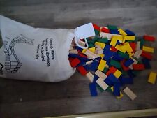 Domino Rally Game Wooden Education Fun brick type