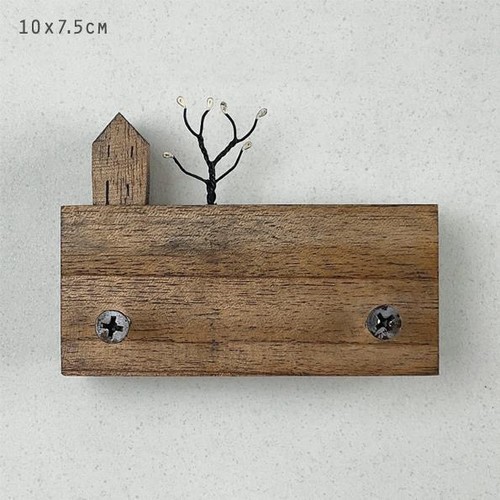 Wooden peg board home decor - board,